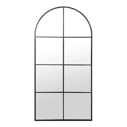 63" Rounded Window Frame Floor/Dressing Mirror