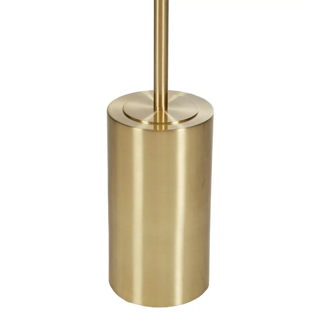3-Way adjustable gold metal stand floor lamp