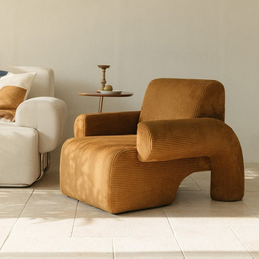 Belo Corduroy Leisure Lounge Chair