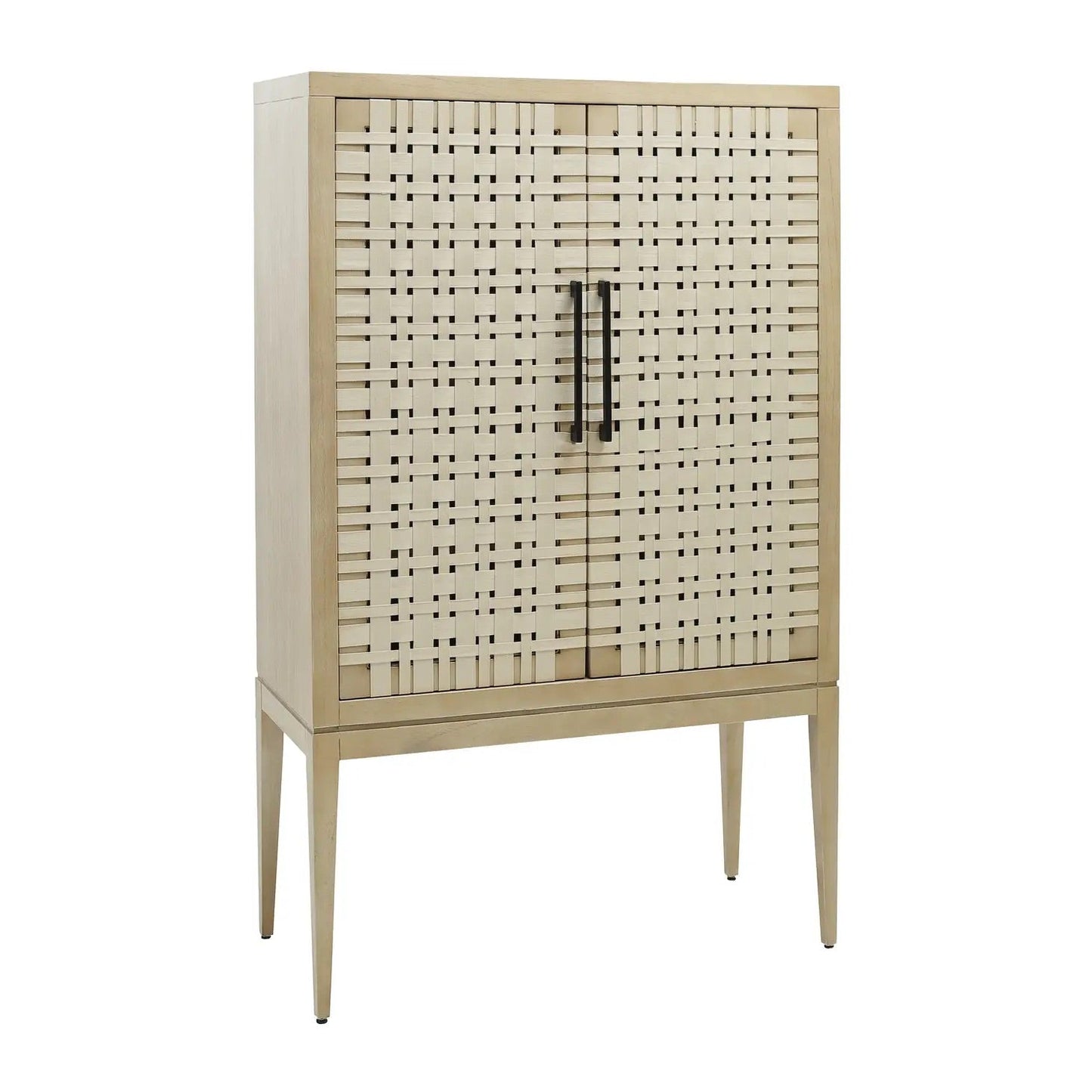 Clearwater Storage Cabinet, Natural Rattan & Wood