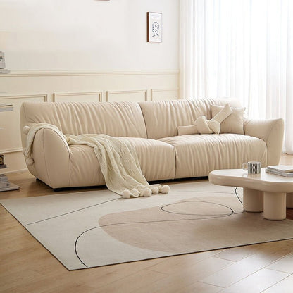 Ultra-deep Lana Leather Lounge Sofa nordic scandinavian plush cozy luxury designer high-end
