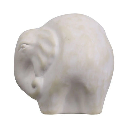 Lucas Ceramic Elephant Decorative Tabletop Sculpture