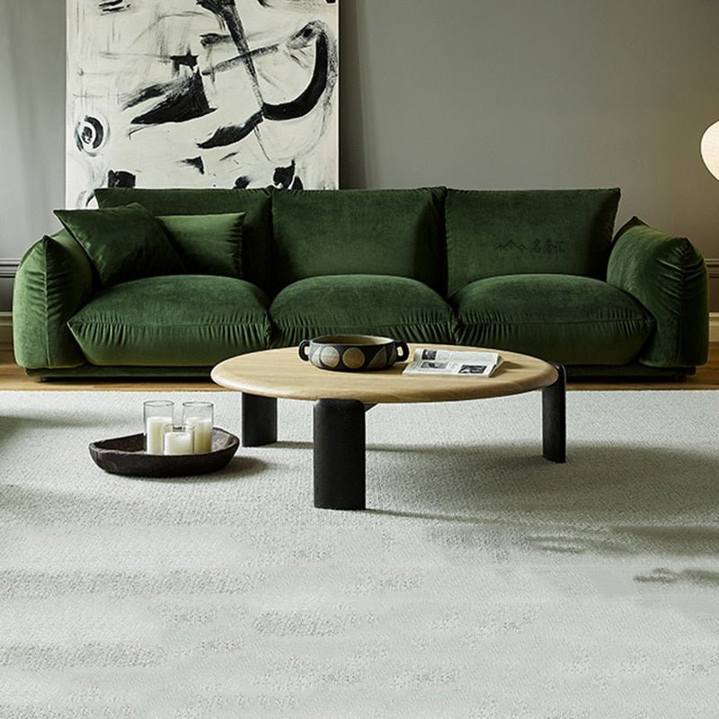 The Madison Deep Luxury Sofa - Boucle, Velvet Luxury Designer High-End Deep Plush nyc interior design