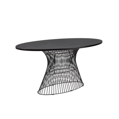 chic modern mid-century round dining table