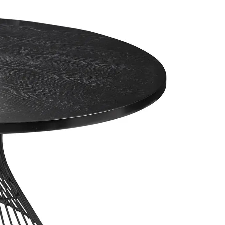 nordic mid-century round dining table