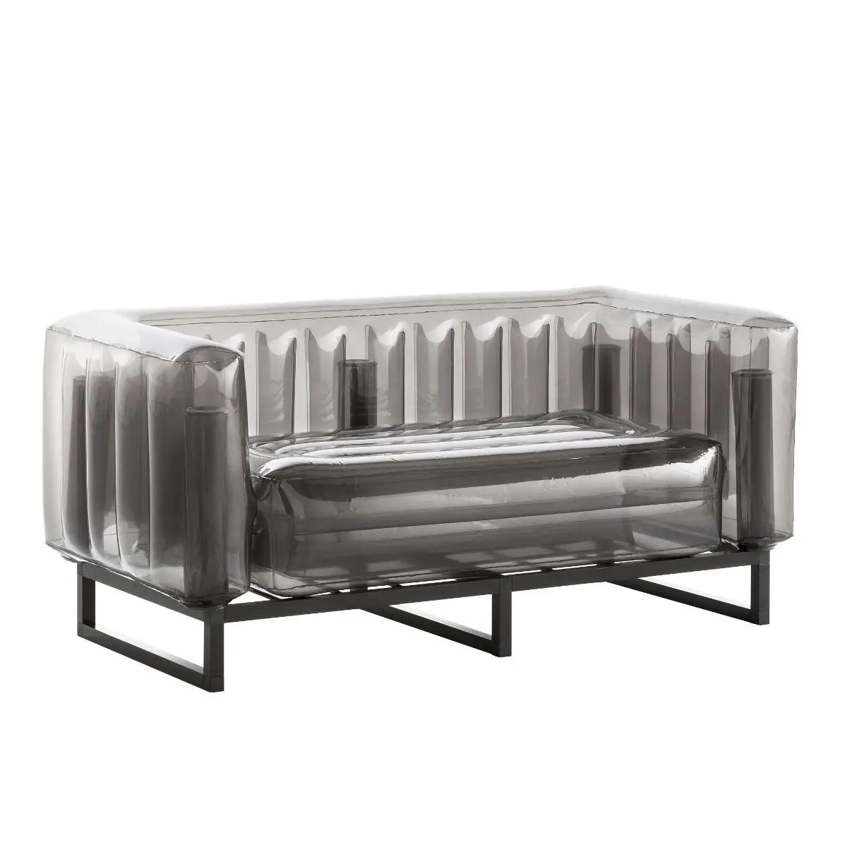 Mojow Black Outdoor Inflatable Transparent Set Sofa
