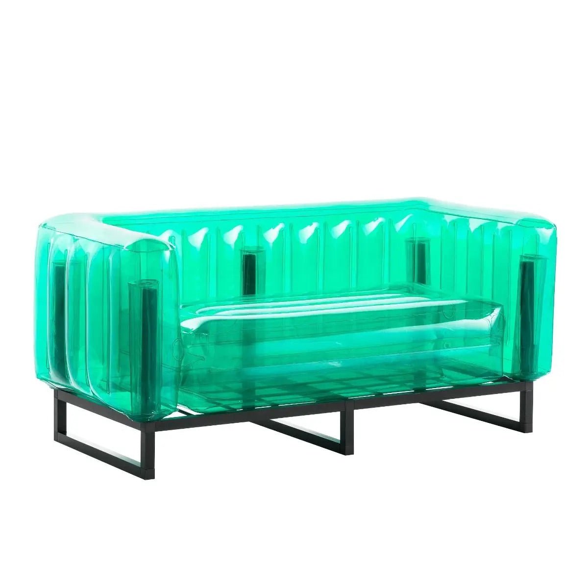 Mojow Crystal Green Outdoor furniture - Sofa, 2 Chairs, Coffee Table yoko eko kid friendly pool patio furniture set indoor inflatable designer luxury