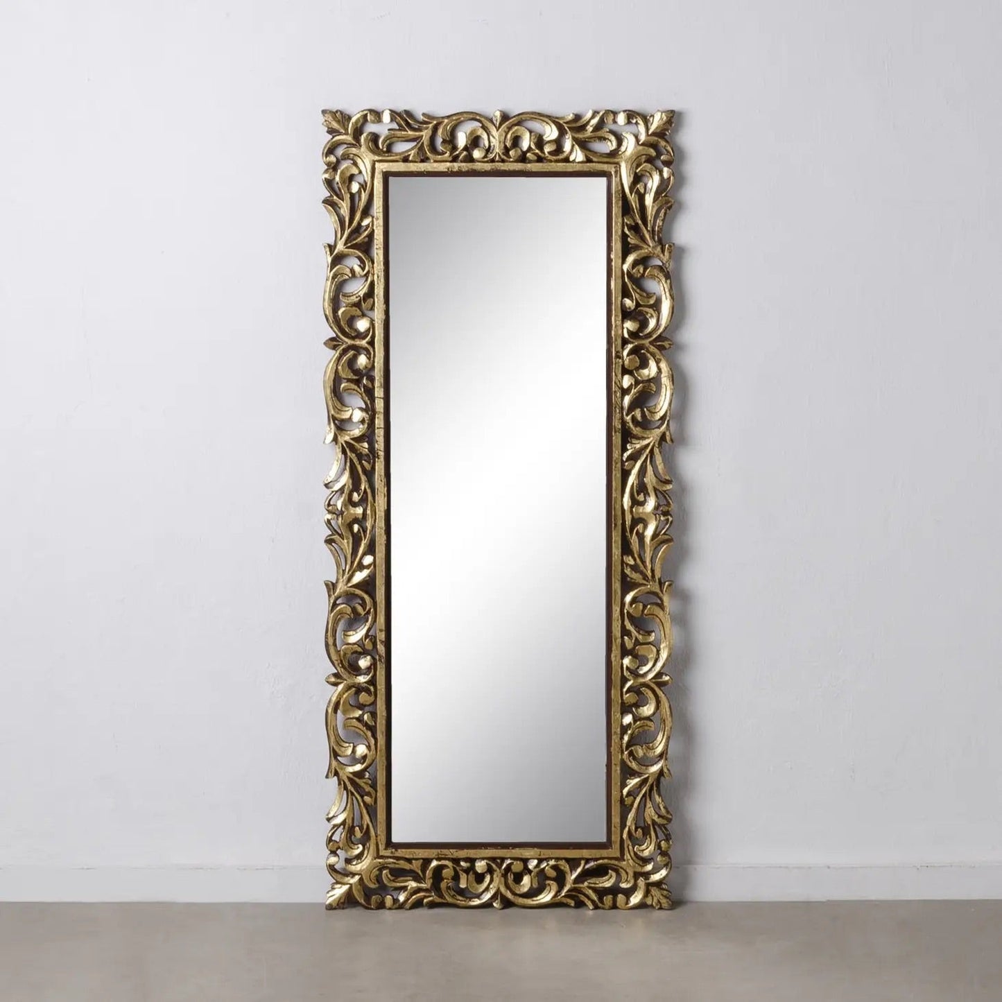 Ornate Gold Baroque Floor/Dressing Mirror