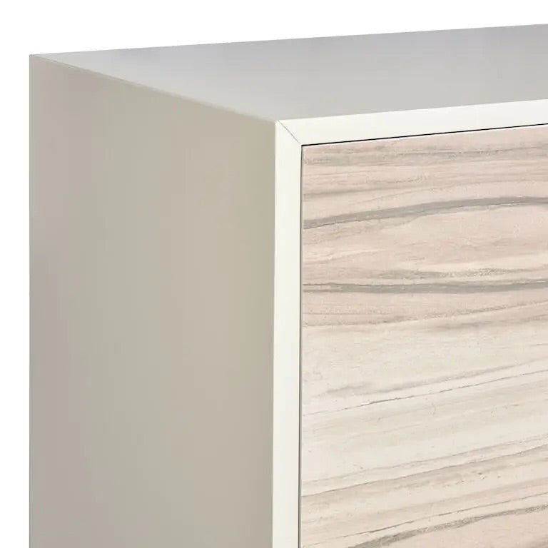 Reynolds 72" Wide 4-Door Wood Credenza luxury console cabinet storage media high end luxe designer